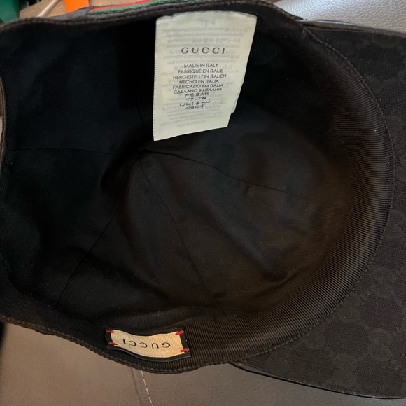 Original Gucci Canvas Baseball Hat with web 2021 - Picture 3 of 3